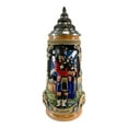 thumbnail image 2 of Scotland with Scottish Bagpiper LE German Beer Stein .5 L Made in Germany, 2 of 8