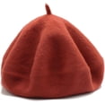 thumbnail image 4 of 1Pc/2Pcs Wool Beret Hat, Solid Color French Style Winter Warm Cap for Women Girls Lady, 4 of 5