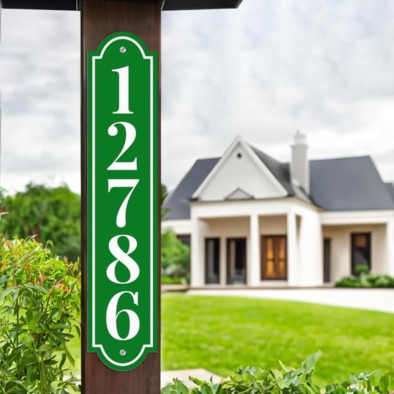 House Address Sign Post Sign Reflective House Numbers