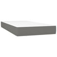 thumbnail image 2 of vidaXL Box Spring Bed with Mattress Dark Gray 39.4"x79.9" Twin XL Fabric, 2 of 6