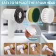 thumbnail image 6 of Multi-function USB rechargeable bathroom rotary washer 4-in-1 electric cleaning brush, 6 of 7