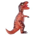 thumbnail image 2 of Seasons Adults T-Rex Inflatable Costume Fancy Dinosaur Dress Halloween Costume, One Size Fits Most, 2 of 7