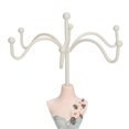 thumbnail image 4 of Earrings Necklace Princess Dress Stand Display Iron Mannequin Princess Jewelry Rack Pine Green 4, 4 of 4