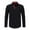 Black, variant on lkfuzj Men's Casual Shirt Long Sleeve Turn-down Collar Double Breasted Shirt Color Match Top Mens Slim Fit Solid Dress Shirt Cool TShirts Tops For Men Wine