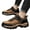 Brown, variant on Men's Waterproof Hiking Shoes Lightweight Anti Slip Ankle Boots Trekking Trails Sneakers Brown 9