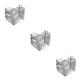 thumbnail image 4 of VONKY 4pieces Compression Packing Cubes Set Time-Saving Solution For Organized Travel OxfordCloth Travel Organiser Bags gray 3Set, 4 of 6
