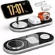 thumbnail image 1 of Cargador Inalámbrico Magnético 3 en 1 con Adaptador de 18W, Estacion de Carga Compatible con MagSafe para iPhone 11/12/13/14/15, Apple Watch Ultra 9/8/7/SE/6/5/4/3/2/1, AirPods Pro 3/2,Negro, 1 of 13