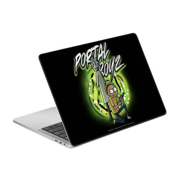 Head Case Designs Officially Licensed Rick And Morty Graphics Portal Boyz Vinyl Sticker Skin Decal Cover Compatible with Apple MacBook Pro 13" A1989 / A2159