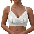 thumbnail image 4 of Bras for Women Support Underwire Bras Everyday Lifting Lace Bra, 4 of 7