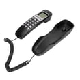 thumbnail image 1 of Corded Phone, Wired Landline Flash Function Wearable LCD Screen Calendar Display  for Office for Home Red,White,Black, 1 of 8