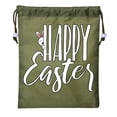 thumbnail image 2 of Mini Easter Basket Bags, Bulk Drawstring Cinch Sacks, Mini Easter Bunny Bags - Peaking Bunny, 2 of 2