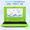 thumbnail image 3 of 7inch Portable Small Laptop, Android 12 Quad Core with 2GB RAM 32GB ROM Mini Laptop Notebook for Kids,Ideal Gift for Children 's Learning and Entertainment, 3 of 7