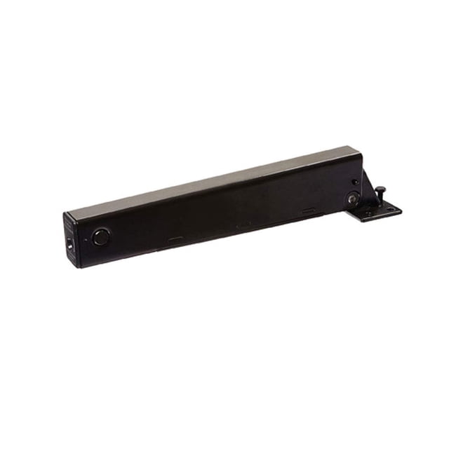 Gate Closer Lockey USA TB175, soporte empotrado duradero, negro