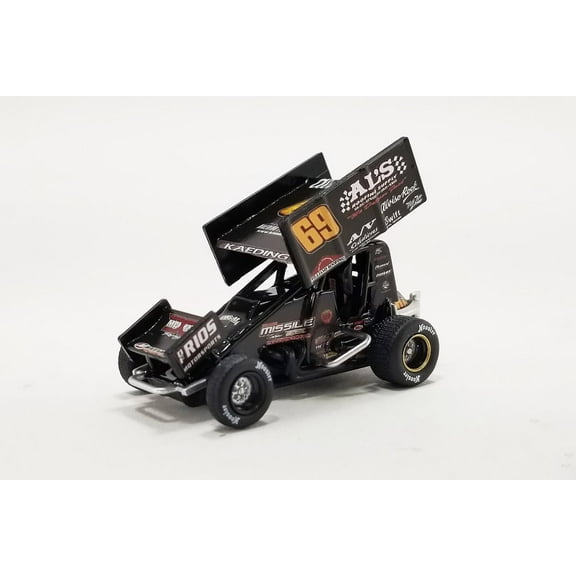 2022 Winged Sprint Car, #69 Bud Kaeding - Acme A6422010 - 1/64 Scale Diecast Car
