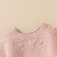 thumbnail image 4 of Wassery Baby Boys Girls Knitting Bodysuits Infant Fall Clothes Solid Color Jacquard Long Sleeve Romper Newborn Jumpsuits Playsuit 0-18M, 4 of 9