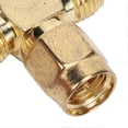 thumbnail image 3 of 10 adaptadores SMA en T de banda ancha OFC, adaptadores de radiofrecuencia, conectores coaxiales SMA para sistemas GPS., 3 of 5