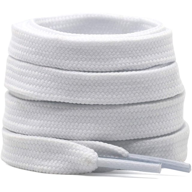 Lacets Plats Solides Creux Épais Lacets Athlétiques 2 Paires