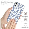 thumbnail image 2 of Melted Face Blue Case Compatible with iPhone 11,Unique Art Design TPU Bumper Cover Case, 2 of 6