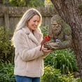 thumbnail image 5 of Bigfoot Bird Feeder Outdoor Waterproof Resin Garden Statue With Hidden Keyhole Hanger Tree Wall Mounted Fun Wildlife Decor Perfect Gift For Birdwatchers And Bigfoot Fans, 5 of 5