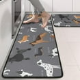 thumbnail image 2 of Kitchen Rugs Sets Of 2,Dalmatian Corgi Bulldog Anti Fatigue Kitchen Mat Rugs Non Slip Washable,Decorative Kitchen Floor Mats for Kitchen,Sink,Laundry,17"x47"+17"x47", 2 of 5