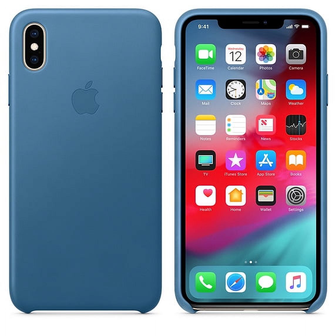 Apple Leather Case for iPhone XS Max - Cape Cod Blue - image 3 of 3