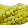 thumbnail image 3 of 6mm Olive Jade Round Beads Genuine Gemstone Natural Jewelry Making, 3 of 4