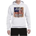 thumbnail image 3 of By His Blood We Are Healed Inspirational/Christian Unisex Graphic Hoodie Sweatshirt, White, Large, 3 of 5