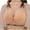 40-Beige, variant on YWDJ Push up Bras for Women Plus Size Padded Closure in Back Large Bust No Underwire Adjustable Straps Full Coverage Bras Wrap Padded Plus Size Bras Solid Bras Beige 3XL