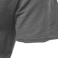 thumbnail image 4 of Men’s Short Sleeve V Neck T-Shirt Solid Color Cotton Casual Fashion Top, 4 of 6