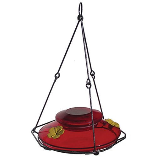 Natures Way Bird Products MHF1 Modern Hummingbird Feeder, Red
