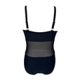 thumbnail image 2 of Traje de Baño Ocean Pacific para Mujer completo con Mesh en Vientre, Tirante Delgado Negro Talla CH, 2 of 4