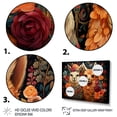 thumbnail image 3 of Designart "Orange Floral Portrait of Fluffy Alpacas" Animals Framed Wall Art - Traditional Orange Alpaca Entryway Framed Wall Art, 3 of 6