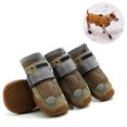 thumbnail image 2 of Botas impermeables para perros con velcro reflectante, suela antideslizante resistente y antideslizante para exteriores, para perros medianos a grandes Xemadio 2034969-2, 2 of 9