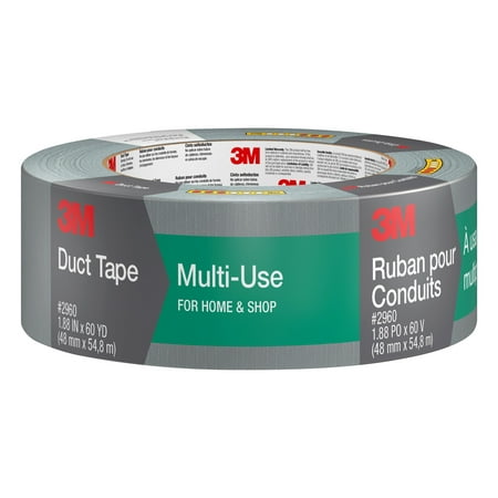 3M Multi-Use Duct Tape, 2960-A, 1.88 Inches x 60 Yards, 1 Roll