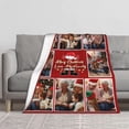 thumbnail image 4 of Custom Blanket with Picture Text Customized Photo Throw Blanket for Adult, Kids Personalized Family Photo Blanket for Mom, Dad, Grandma, Grandpa, Memorial Gifts for Christmas, Anniversary, Birthday, 4 of 6
