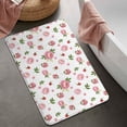thumbnail image 2 of Pioneer Flower Floral Print Pattern Bathroom Rugs Mat, Non Slip Microfiber Bathroom Rug with Rubber Backing, Soft Mats for Bathroom Floor Tub Shower, 20"x32", 2 of 5