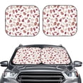 thumbnail image 2 of Vsdgher Different Meat Print Car Windshield Sun Shade, Reflective Sunshade Window Sunshade Sun Visor Protector Fit for Cars,Trucks,SUVs-Large, 2 of 6