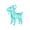 Green, variant on WYZCTTD Crystal Goat Figurine, Glass Ram Standing Statue, Collectible Mountain Goat Animal Paperweight for Home Office Tabletop Decor