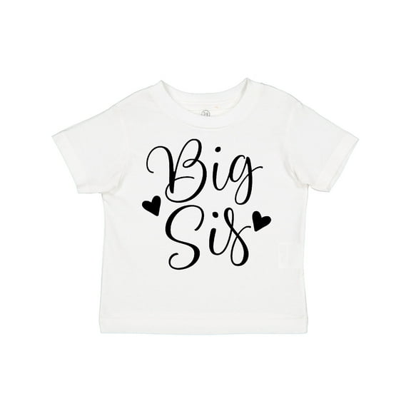 Inktastic Big Sis Girls Cute Sister Announcement Girls Toddler T-Shirt