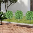thumbnail image 7 of 21.65 Inch UV Resistant Artificial Cedar Topiary Trees with Ground Spike Evergreen Bushes Shrubs for Indoor Outdoor Front Porch Garden Decor Realistic Cypress, 7 of 7