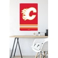 thumbnail image 6 of NHL Calgary Flames - Logo 21 Wall Poster with Pushpins, 22.375" x 34", 6 of 6