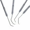 thumbnail image 3 of Double Ended Steel Pick Set with Grooved Grip Metal Working Pottery Craft Tools, 3 of 8