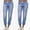 Light blue, variant on Outfmvch Jeans For Women Women'S Pants Elastic Plus Loose Denim Drawstring Cropped Casual Plus Women Autumn Jeans Women'S Jeans Jeans For Women Light Blue S