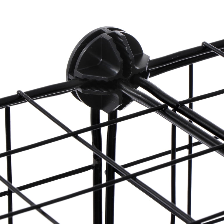 HomGarden 12-Cube Modular Storage Shelves, Black photo 7