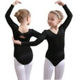 thumbnail image 4 of FLMEI 3-11T Toddler Kids Girls Dance Leotards//Long Sleeve Leotards for Girls//3-11T Girls Dance Dress//Girls Dance Costume, 4 of 10
