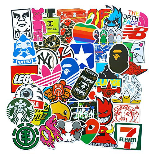 200-800x Laptop Motorcycle Bicycle Luggage Graffiti Patch Random Decal Sticker 