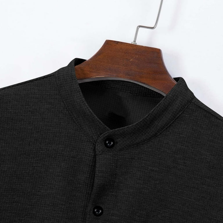 green emerald velvet dress CLOSED Men's Collarless Shirt main image 1