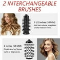 thumbnail image 5 of 3in1 Hot Air Styler & Rotating Hair Dryer Brush With 2 Interchangeable Brushes Frizz Technology For Straightening Drying & Curling 3 Heat Settings & 360° Rotation, 5 of 5