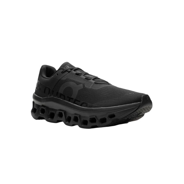 Tenis On Cloud cloudmonster color negro, con suela de goma