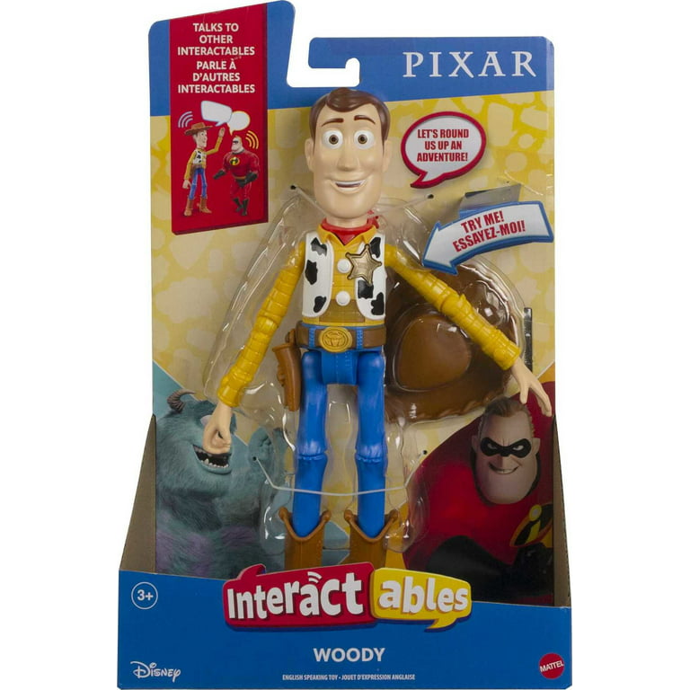 Pixar Toy Story Toys, Woody Interactables Talking Action Figure